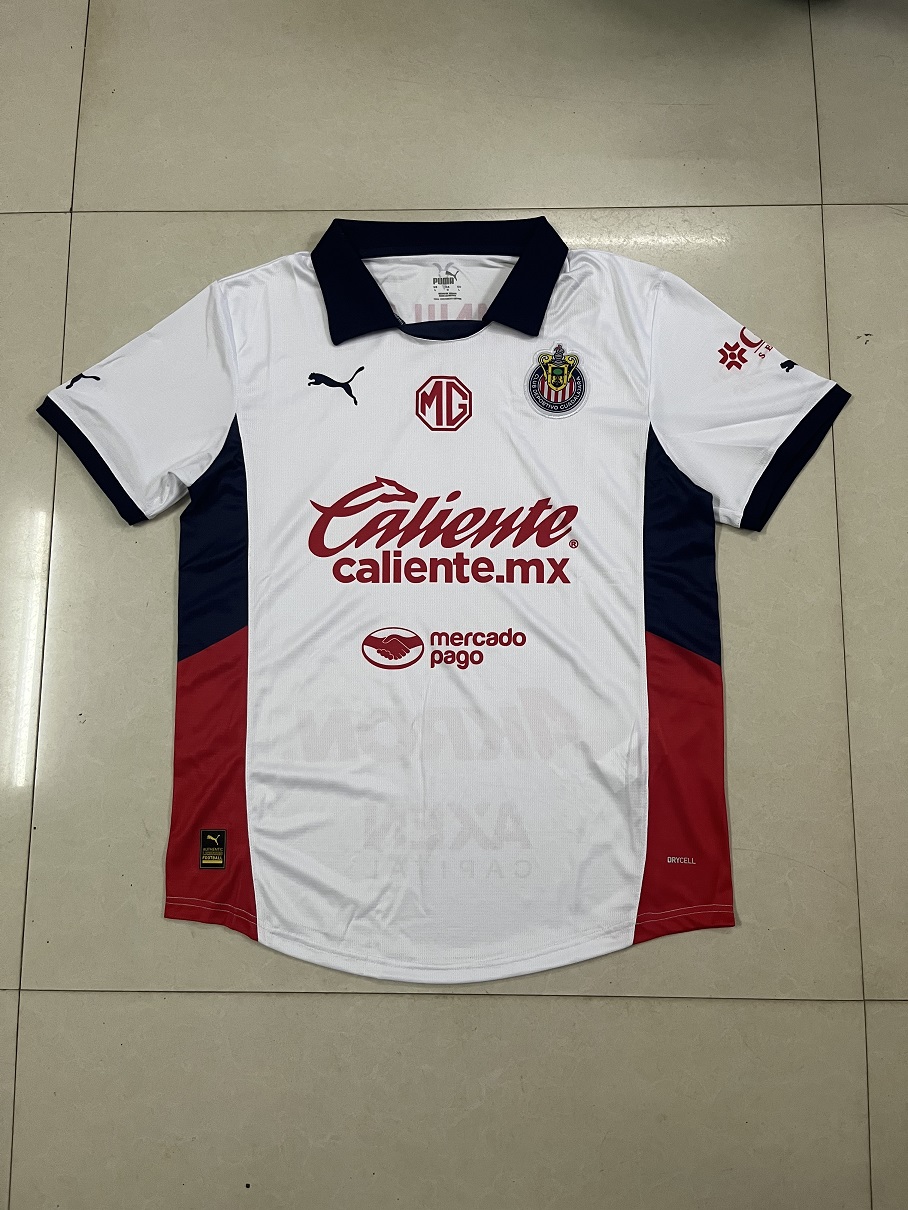 AAA Quality Chivas Guadalajara 24/25 Away White Soccer Jersey